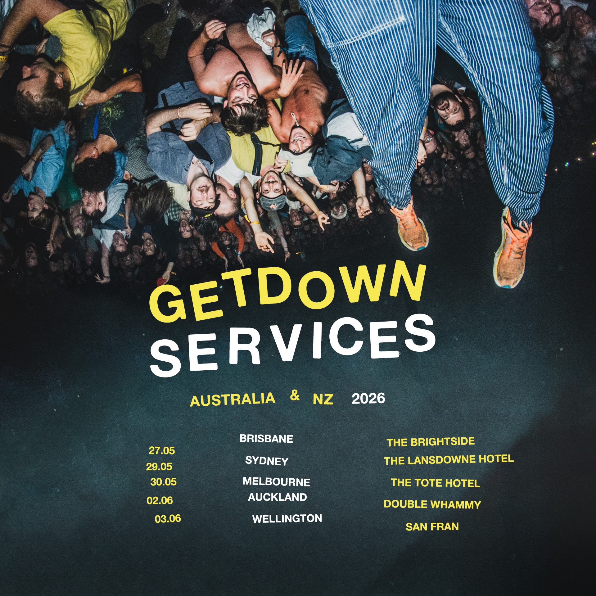 Getdown Services Tour Poster 2026
